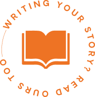 Writing your story, read ours too icon.